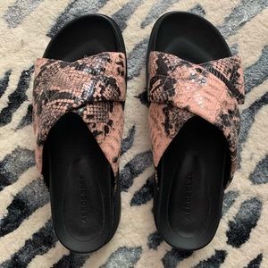 Aerosoles Lina Snakeskin Sandal NEW